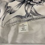 Balance Collection  Black and White Floral Pattern Biker Shorts - Size Small Photo 3