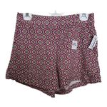 Old Navy  Preppy Pink Mosaic Print Pink Pull On Shorts Medium NWT Photo 0
