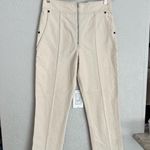 Isabel Marant  high waisted cream front seam cropped cotton jeans 38 6US Photo 11