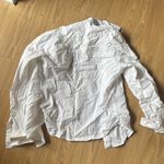 Brandy Melville White Button-Up Shirt Photo 3