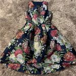 Eliza J  Floral Multicolor Jacquard Dress XS/ S Photo 1