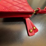 Marc Jacobs Red Leather Wallet with Gold Accents Photo 13