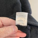 Pact Dark Gray Cropped Pullover Organic Cotton Sweatshirt Hoodie Size Medium Photo 3