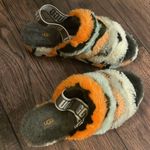 UGG  slide Fluff Yeah Slide Cali Collage Olive Green Shoe New Size 10 Photo 6