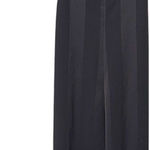 WAVERLY GREY‎ Striped Straight Leg Jumpsuit Black XS Photo 0