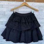 LANVIN for H&M Ruffle lace circle Skirt size 2 Black Photo 0