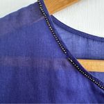 Eileen Fisher  Blue Cotton Tunic Dress - Size M Photo 4