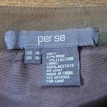 Per Se  army green wool pencil skirt Sz 14 Plus Photo 2