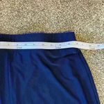 H by Halston  women’s navy blue pull on wide leg pant. Size medium. Photo 3