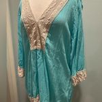 Bar III gauze tunic crochet detail bathing suit beach cover size Large Photo 2