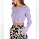 Hurley  Lavender Textured Sweater Photo 2