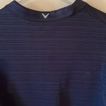 Callaway Women’s Navy pinstripe Lightweight 1/4 Zip Up Opti Dry Golf Pullover Photo 4