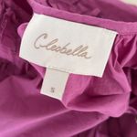 Cosabella  Jess Puff Sleeve Pink Cotton Blouse Ruffle Detail Size Small Photo 2