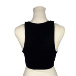 Victoria's Secret Victoria Secret Women Top Small Black Cropped Ribbed Racerback Tank Bralette Photo 9