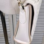 A New Day Woven Crossbody Bag White w Gold Chain Details-OS Photo 3