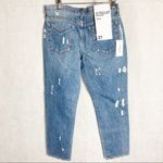 Derek Lam 10 Crosby  Mila Girlfriend Distressed Ankle Straight Jeans Size 27 Photo 1