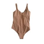 LULULEMON Women's Nude Beige Bodysuit Size 2 Tan Photo 1