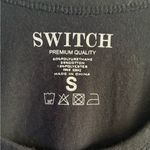 Switch Crocodile Effect Faux Leather Black Sleeveless Tank Top S Photo 8