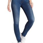 Hudson Jeans Natalie Super Skinny Jeans Dark Wash Mid Rise Designer Jeans 27 Photo 0