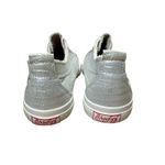 Blowfish Malibu Play Metallic Silver Slip On Sneakers Size 5 Distressed Style Photo 3