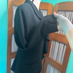 Le chateau Liz Claiborne Collection Elegant Black Ruffle Jacket Photo 7