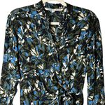 Veronica Beard  Georgina Silk Asymmetrical‎ Buttoned Dress Size 0 Photo 3