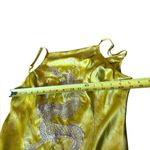 Urban Outfitters Bird Song Satin Mini Dress Dragon Embroidered Sequins 90s Large Photo 14