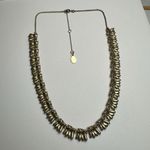 Loft Pink Clear & AB Aurora Borealis Rhinestone Gold Tone Necklace Photo 12