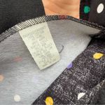 Vintage 80s Sabino Colorful Polka Dot Puff Sleeve Open Front Blazer Jacket NWT 6 Black Photo 6