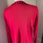 Kathie Lee Collection Vintage y2k red beaded top blouse whimsical goth large Photo 1