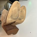 Steve Madden  RUMBLE Leather Cutouts Ankle Heeled Boots Size 8 Photo 6