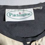 Vtg 1990s Patchington Beige Green Bird Heart Applique Collarless Boho Jacket L Size L Photo 3