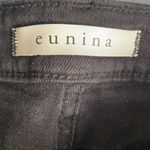 Eunina Black Lulu Super High Rise Shorts Frayed Hem Photo 3