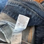 Mother the Dazzler Triple Stack high rise tie waist jeans great awakenings 27 Blue Photo 10