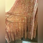 Free People NWT  Feeling Groovy Maxi Dress in red & cream Photo 7