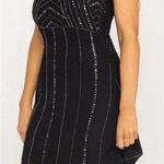 Idyllwind Miranda Lambert Black Sequin Mini Dress Spaghetti Adjustable Strap LBD Photo 0