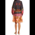 Farm Rio Mix Patchwork Long-sleeve Minidress Photo 1