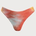 BERLOOK Orange Crochet Bikini Bottom ONLY 53 Size L Photo 4