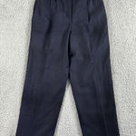 Vintage Club Classics Dress Pants Women 8‎ 100% Wool Trouser Blue Size 28 Photo 0