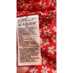 Old Navy Women's Linen Blend Top Red White Blue Front Tie Short Sleeve Med EUC Photo 8