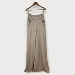 Birdy Grey  NWT Bridesmaid Maxi Dress Women’s Size XXL Taupe Cowl Neck‎ Crepe Photo 7