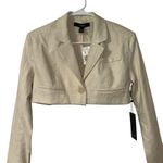 Forever 21 Beige Cropped Blazer(Size Small) Photo 2