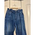 Zena Jeans Womens Blue High Waist Tapered Leg‎ Pleated Vintage Denim Pants 16 Photo 5