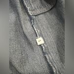 Anthropologie Etica Mira Denim Balloon Sleeve Wrap Mini Dress S NWT Blue Photo 5