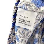 Nicole Miller Artelier Blue Liberty Floral Maxi Skirt Cottagecore Boho Photo 9