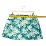 PRINCE Tennis Skort Womens Large Green Tie Dye Print Athleisure Tenniscore White Photo 2