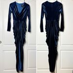 Black Halo Finnegan Gown in Blue Slate Size 2 Photo 7