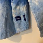 Disney  Stitch Hawaiian Aloha Spirit Jersey Blue Womens Medium Long Sleeve Photo 4