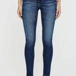AG Adriano Goldschmied The Prima Crop Dark Wash Skinny Jeans 24 Photo 0