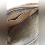 Coach Vintage  NY 3627 Distressed Leather Skinny Flight Bag Tan Photo 7